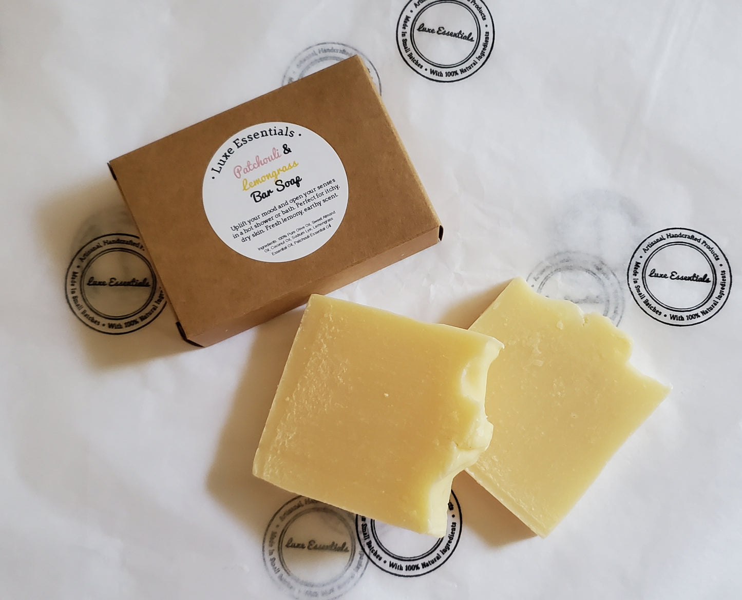 Patchouli & Lemongrass Bar Soap
